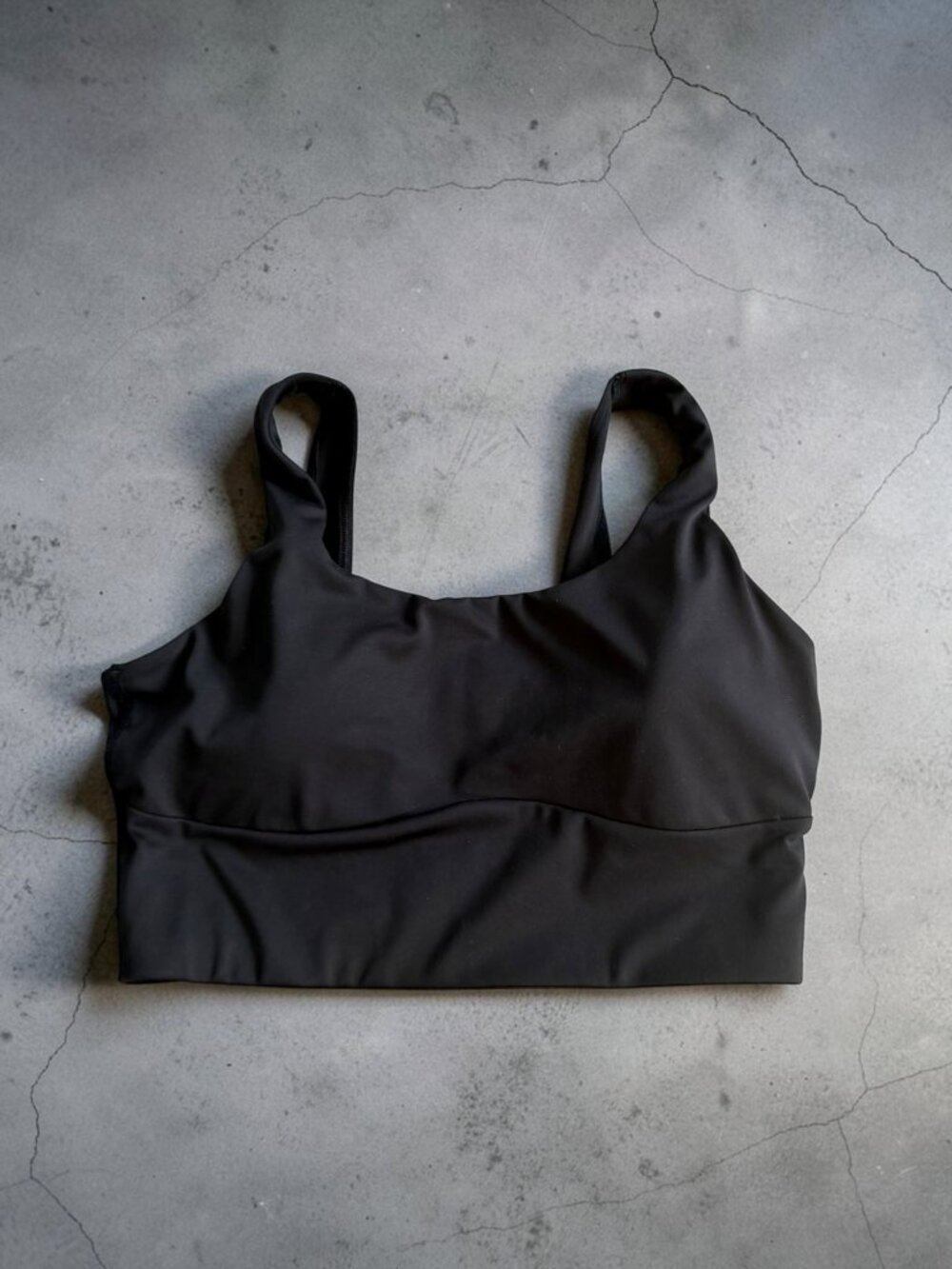 GYMSHARK Womens Black Sports Bra Size Medium